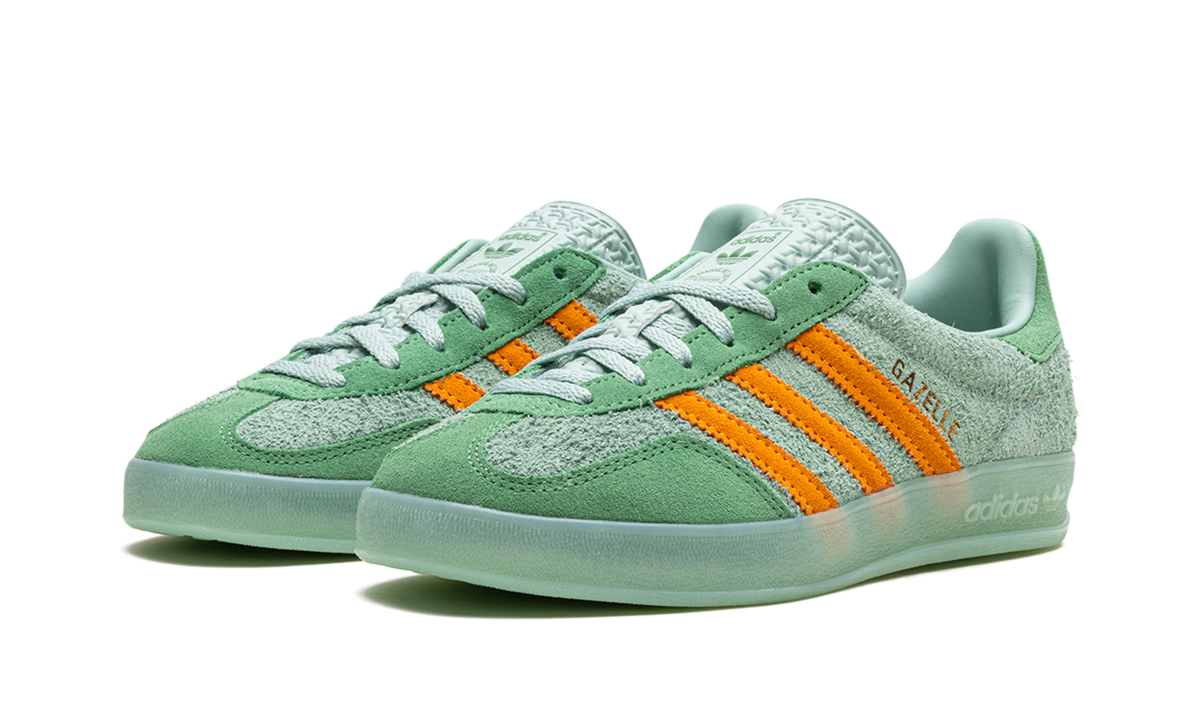 Adidas Gazelle Indoor Hazy Green Crew Yellow