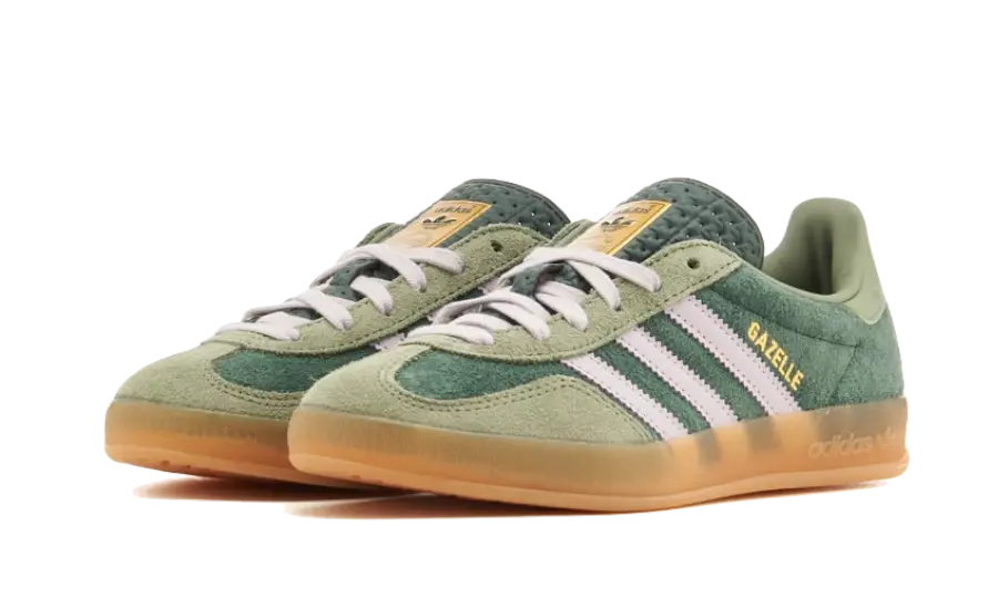 Adidas Gazelle Indoor Mineral Green Silver Dawn, Mineral Green/Silver Dawn/Silver Green (JI0323)