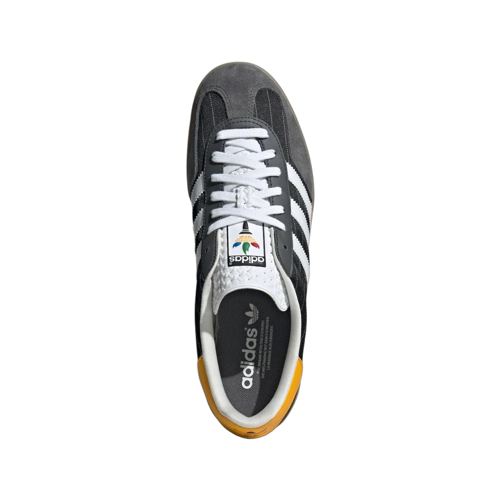 Adidas Gazelle Indoor Olympic Black, Bright Blue/Core Black/Gum (IF9642)