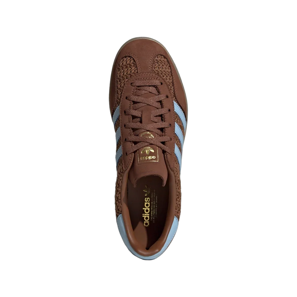 Adidas Gazelle Indoor Preloved Brown Clear Sky Gum, Preloved Brown/Clear Sky/Gum (JS1417)
