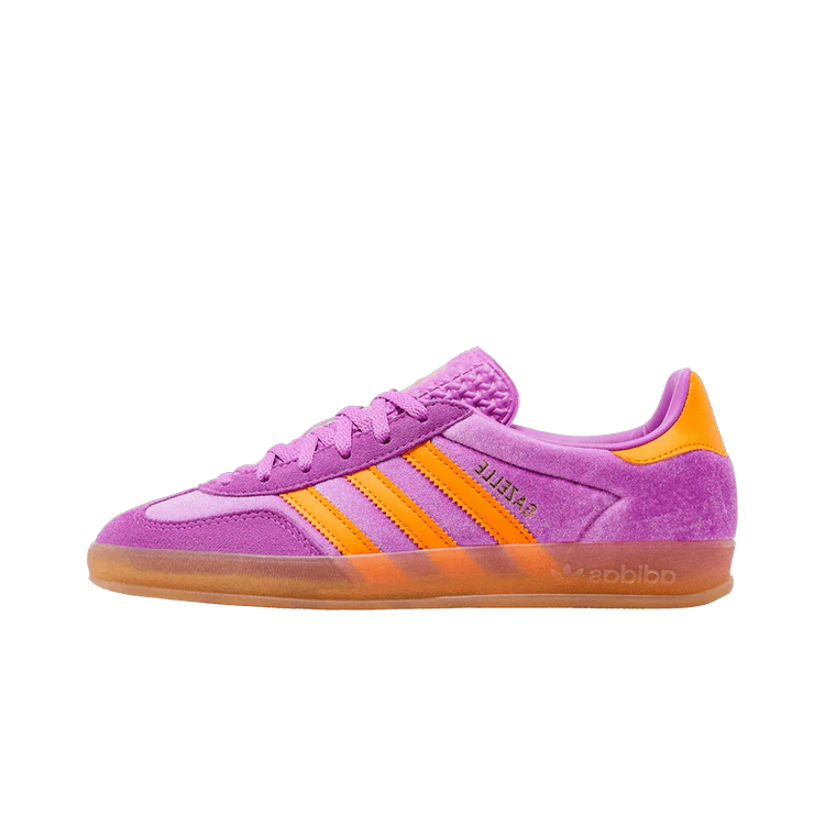 Adidas Gazelle Indoor Purple Burst Velvet, Purple Burst/Eqt Orange/Gum (IH0277)