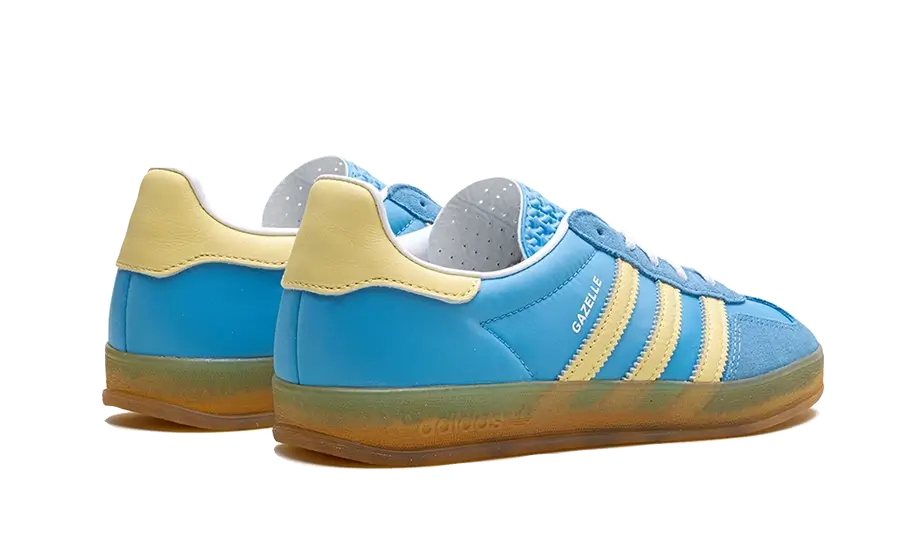 Adidas Gazelle Indoor Semi Blue Burst Almost Yellow, Semi Blue Burst/Almost Yellow/Cloud White (IE2960)