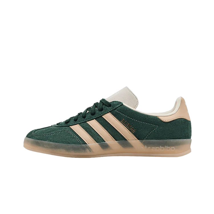 Adidas Gazelle Indoor Shadow Green Warm Sandstone, Shadow Green/Warm Sandstone/Wonder White (JH5402)