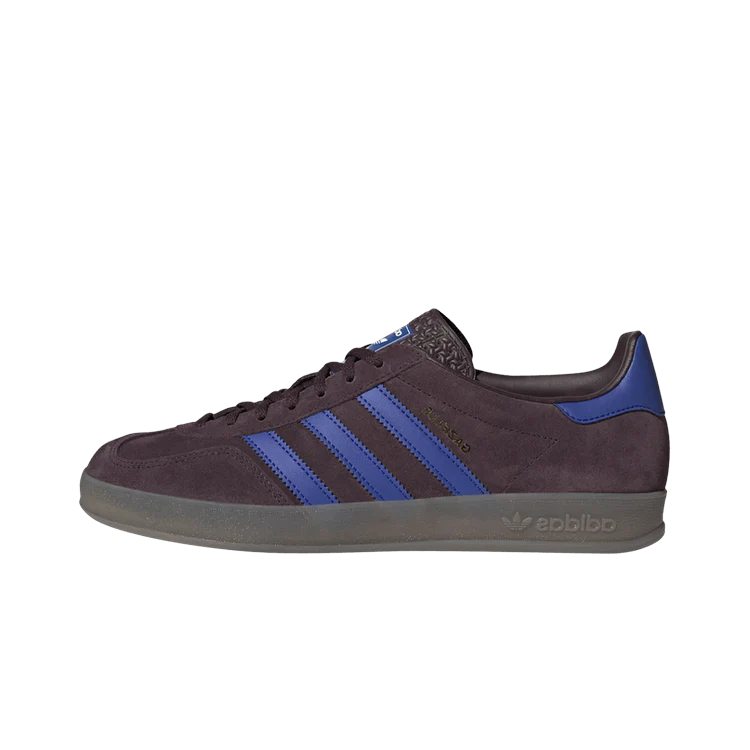 Adidas Gazelle Indoor Shadow Maroon Semi Lucid Blue, Shadow Maroon/Semi Lucid Blue/Simple Brown (IG9980)