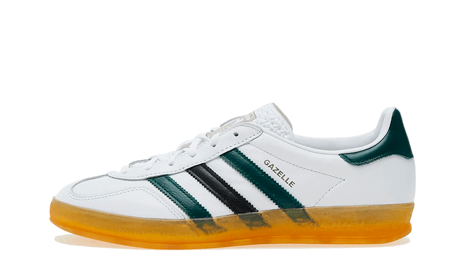 Adidas Gazelle Indoor White Collegiate Green, White/Collegiate Green/Core Black (IE2957)