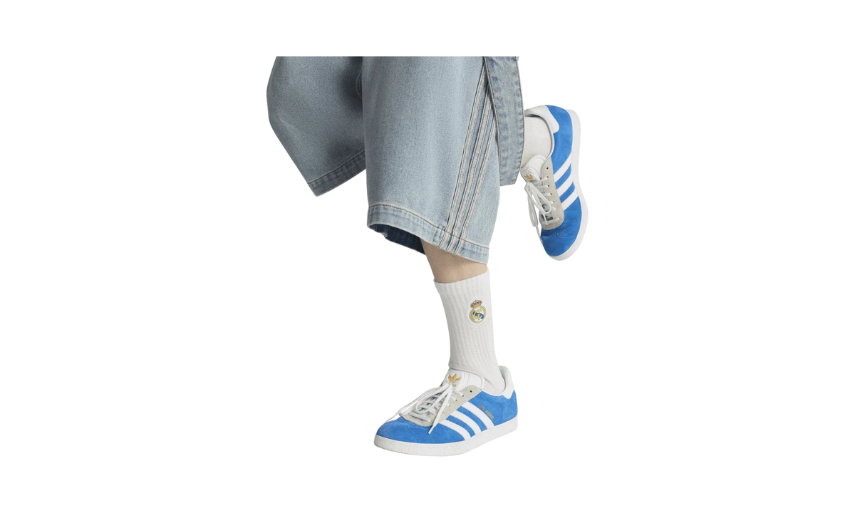 Adidas Gazelle Real Madrid Third Kit Blue Bird