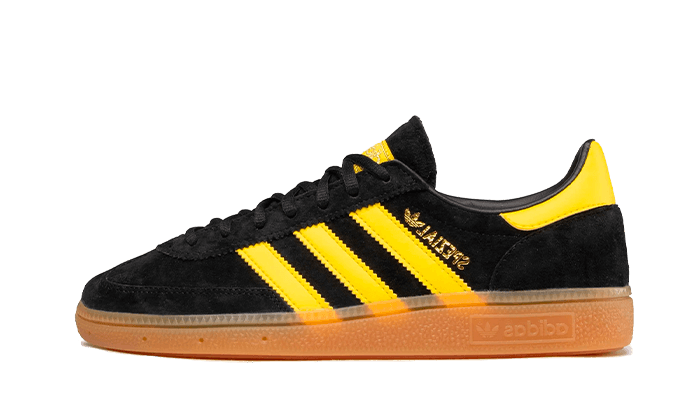 Adidas Handball Spezial Black Yellow, Core Black/Yellow/Gold Metalic (FX5676)