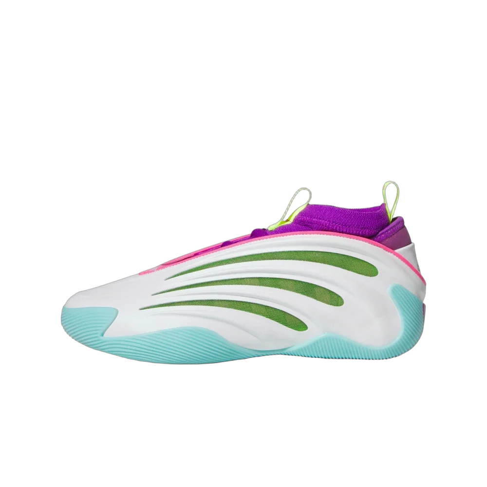 Adidas Harden Vol. 9 Jalen Williams White Lucid Lime Pink, Footwear White/Lucid Lime/Lucid Pink (JQ4003)