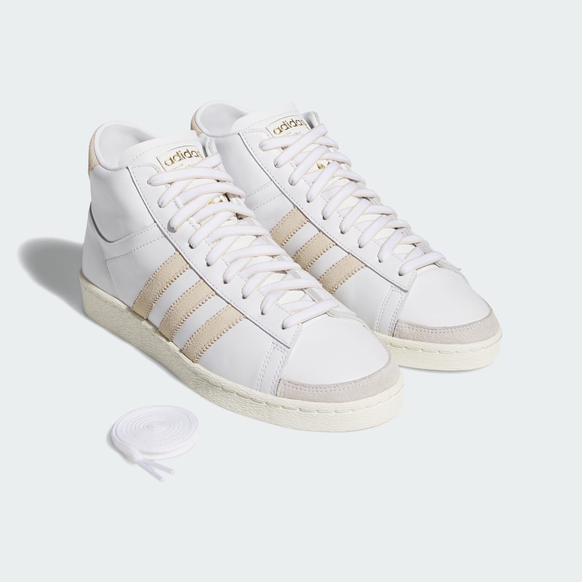 Adidas Jabbar Hi White Crystal Linen Off White
