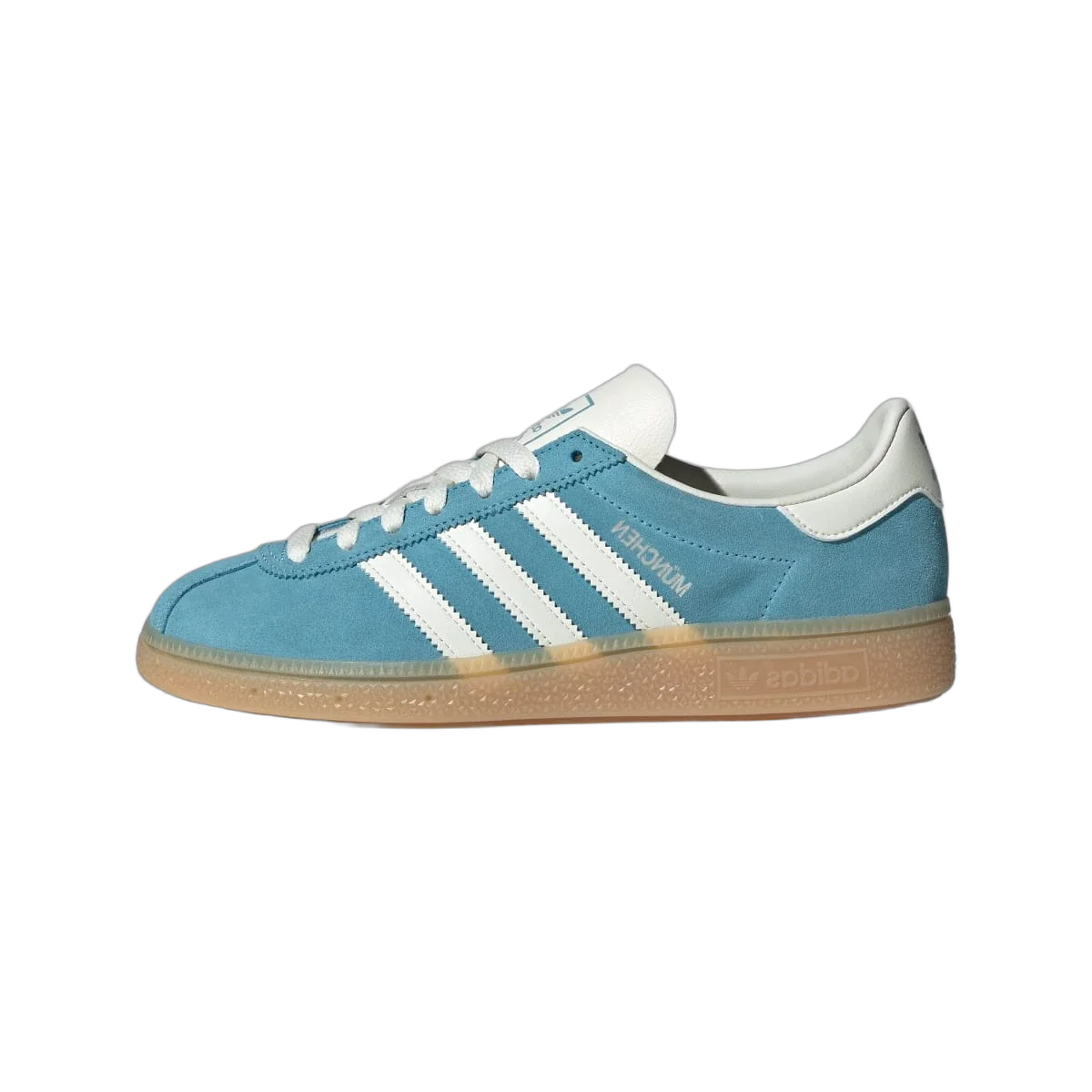 Adidas Muenchen Preloved Blue Off White Silver Metallic