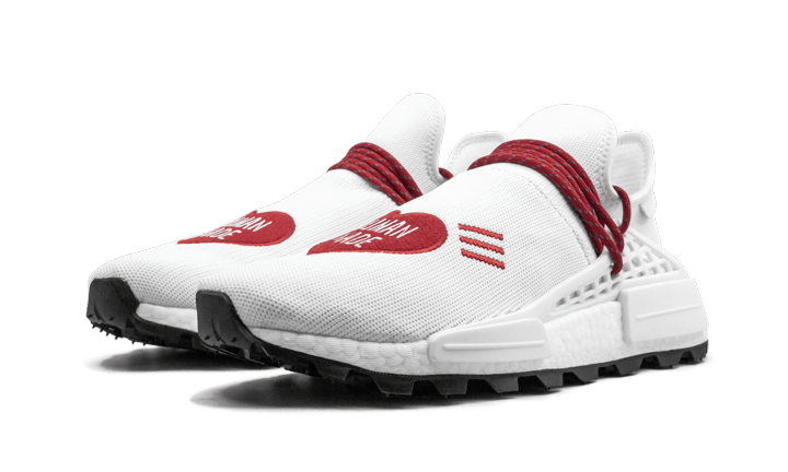 Adidas NMD HU Pharrell Human Made White Red