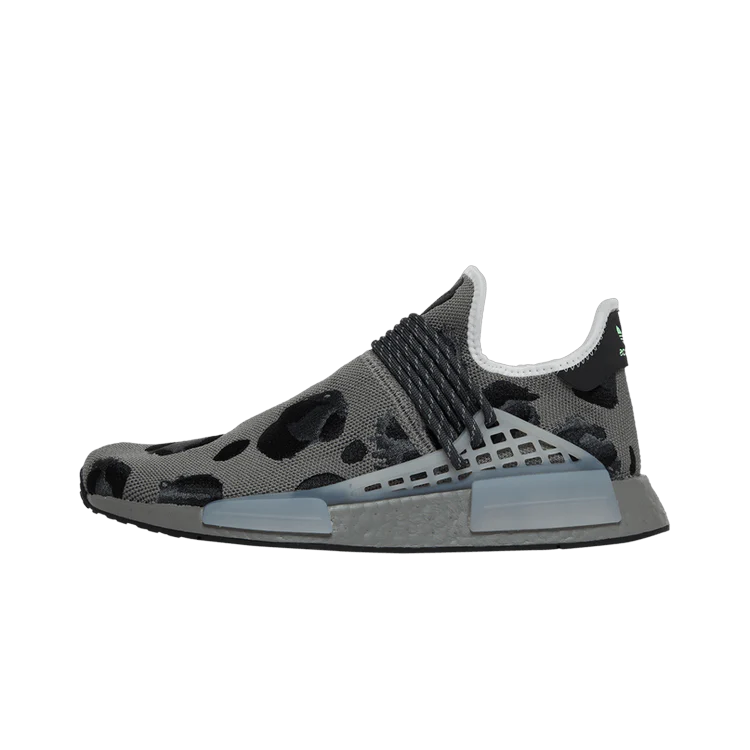 Adidas NMD Hu Pharrell Animal Print Ash Grey, Ash/Mgh Solid Grey/Core Black (ID1531)