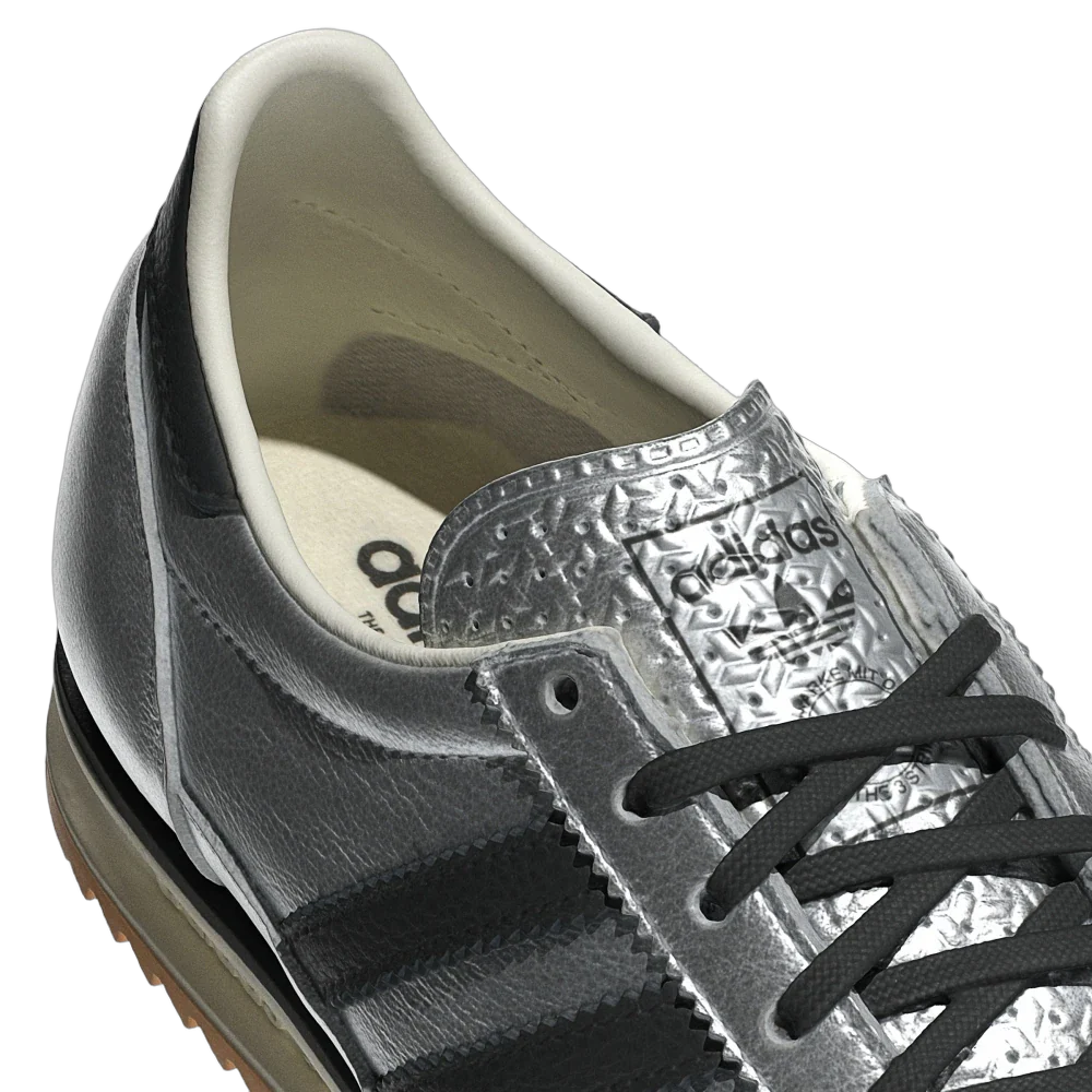Adidas SL 72 OG Silver Metallic Black Gum, Silver Metallic/Core Black/Off White (JH6363)