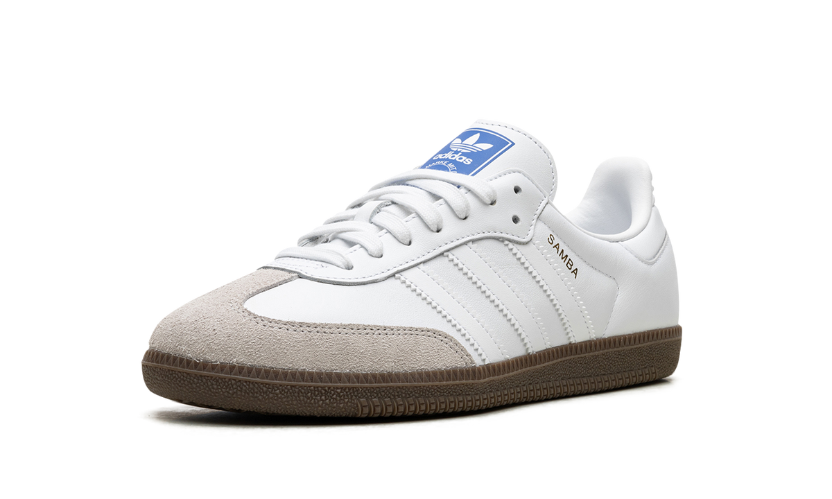 Adidas Samba Cloud White Blue Gum