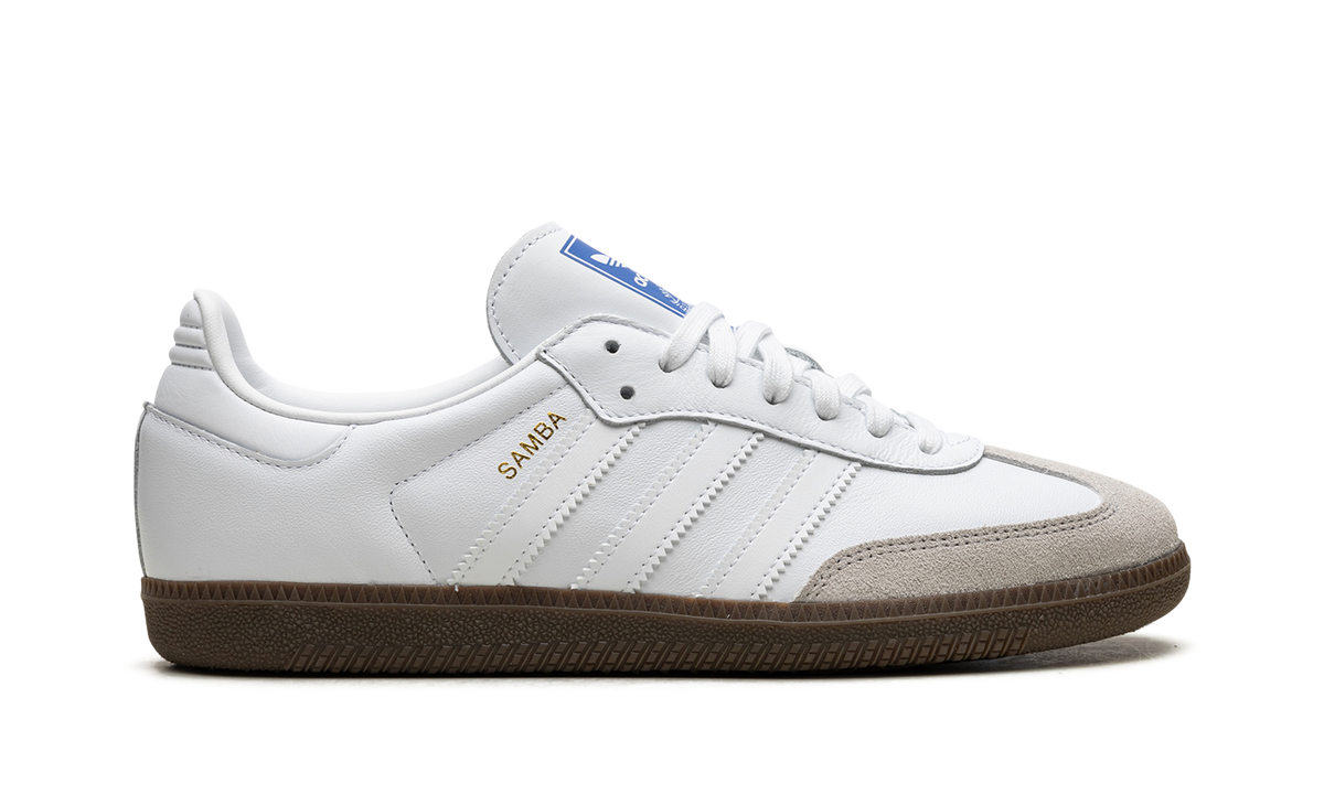 Adidas Samba Cloud White Blue Gum
