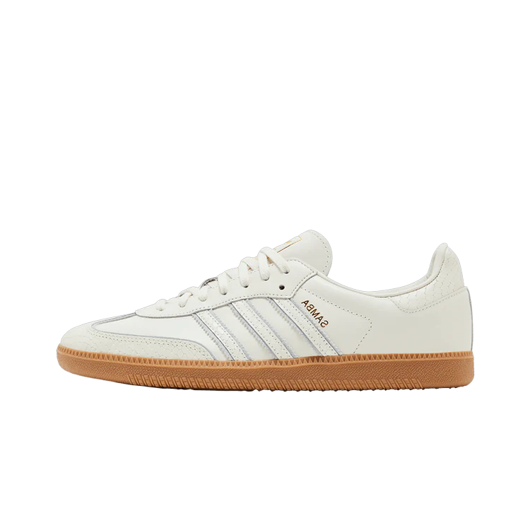 Adidas Samba Core White Snakeskin, Core White/Core White/Gum (IF1985)