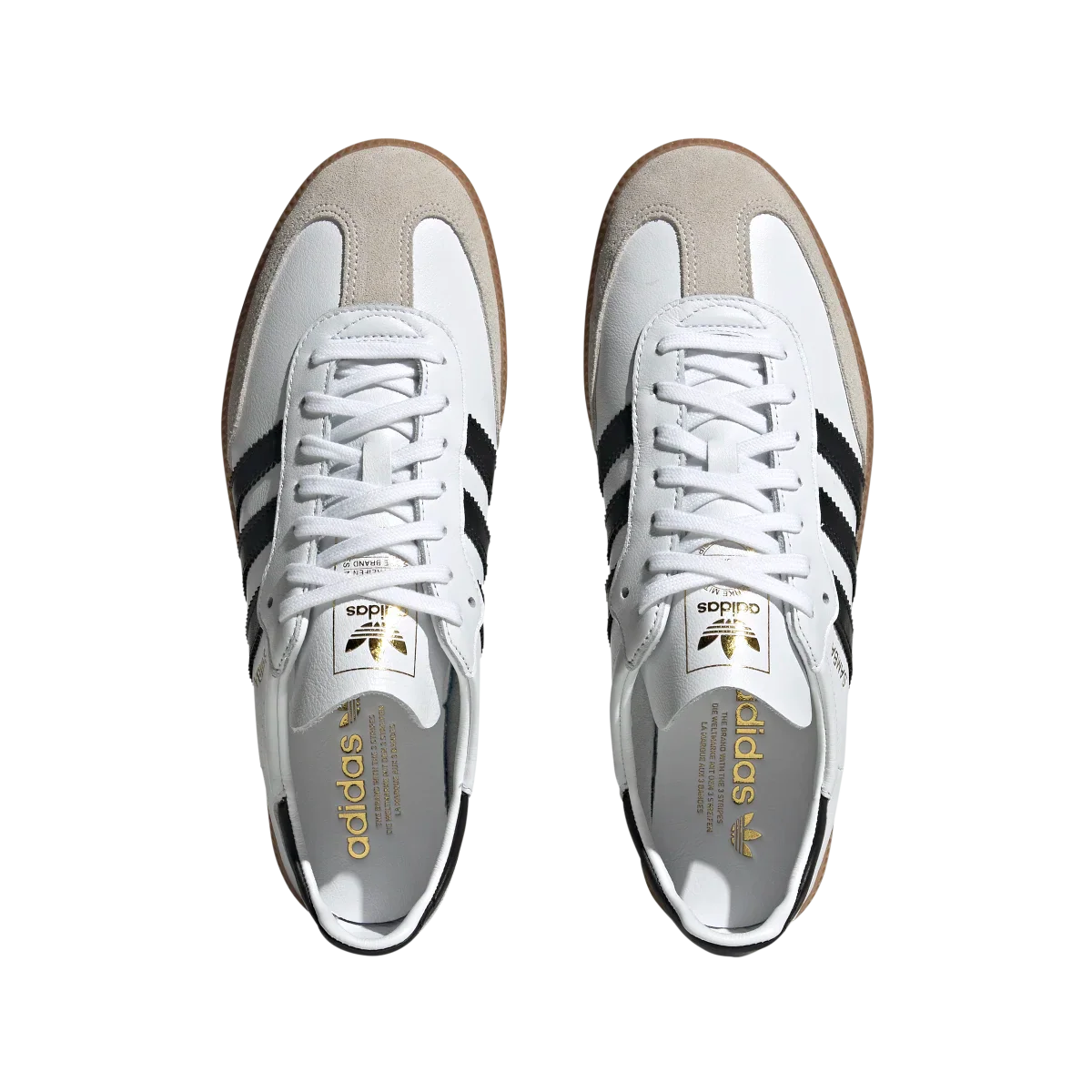 Adidas Samba Decon White Black Gum, Cloud White/Core Black/Grey One (IF0642)