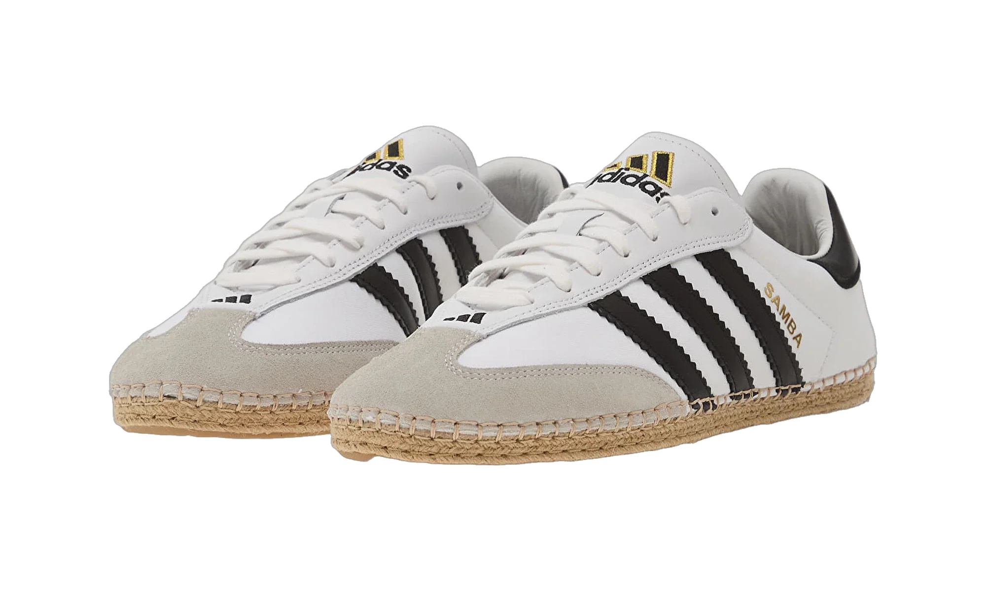 Adidas Samba Espadrille CLOT By Edison Chen White Black