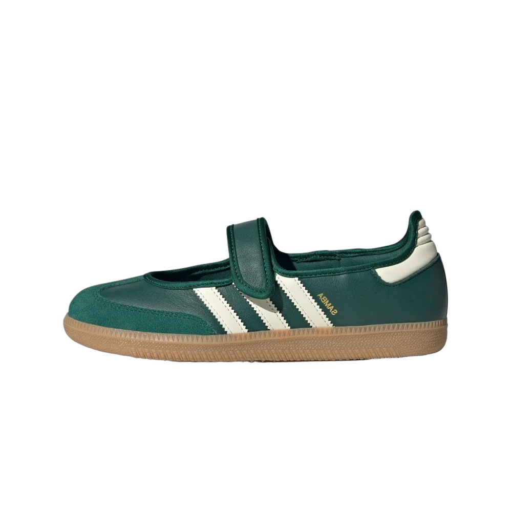 Adidas Samba Jane Green White Gum, Collegiate Green/Gum 3/Cream White (JR7340)
