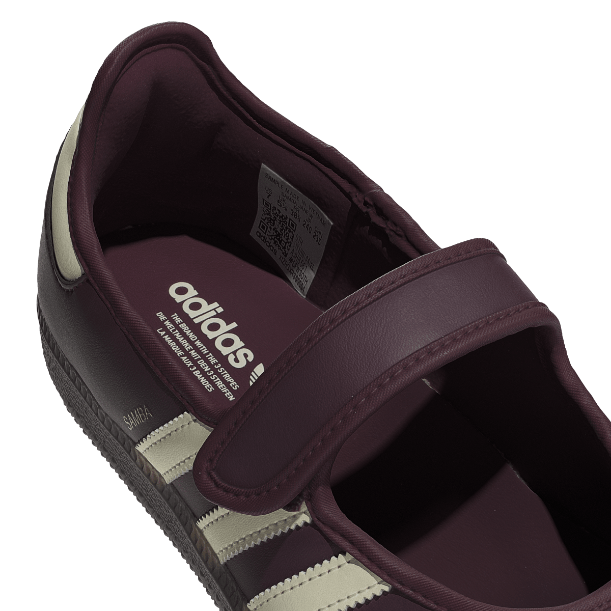 Adidas Samba Jane Maroon Cream White