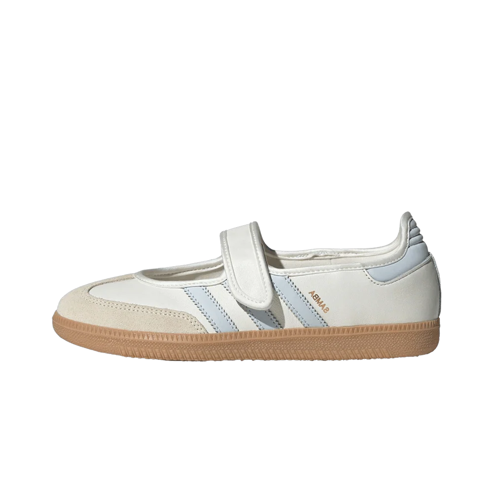 Adidas Samba Jane White Blue Gum, Cloud White/Gum 3/Halo Blue (JR7339)