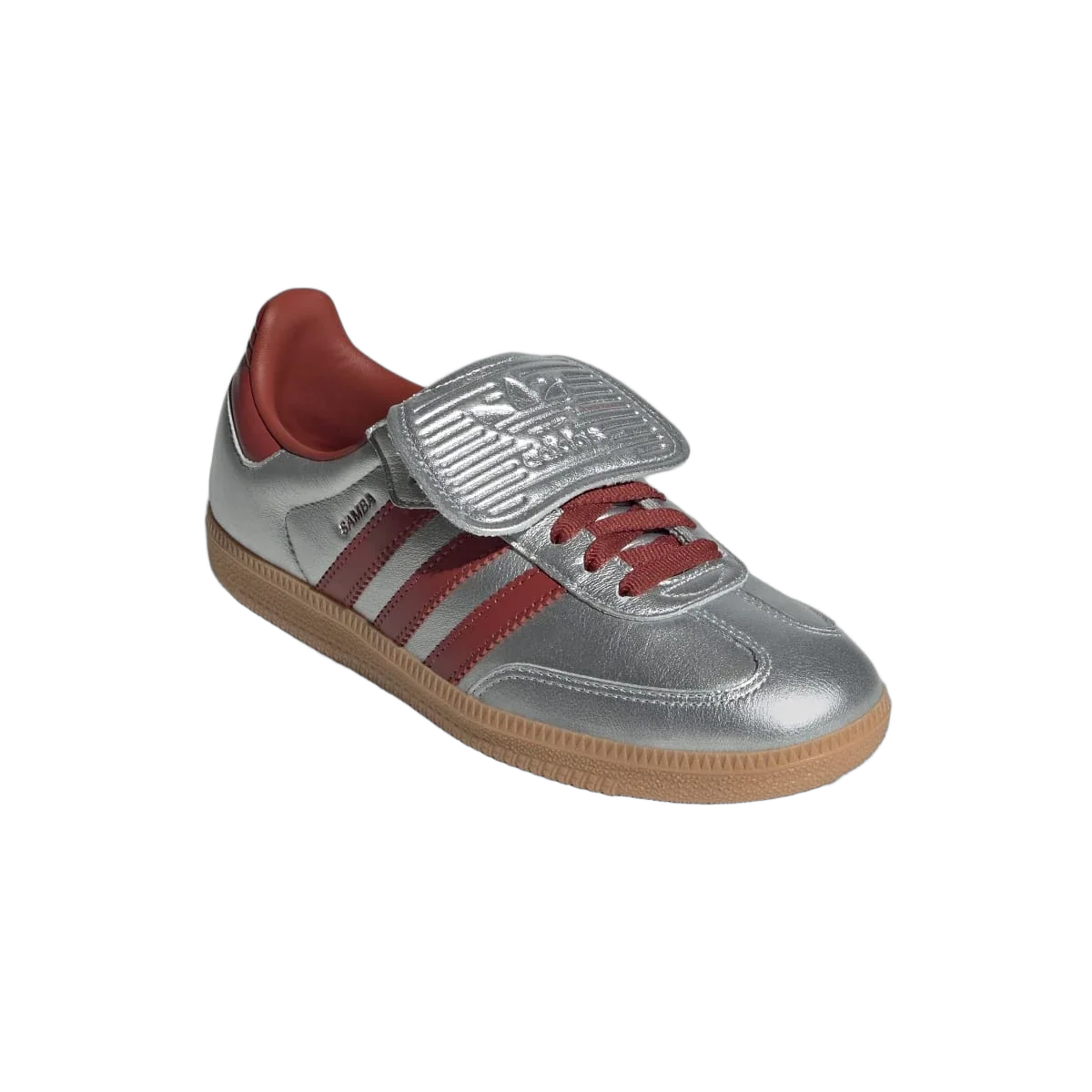 Adidas Samba LT Silver Metallic Ruby Gum