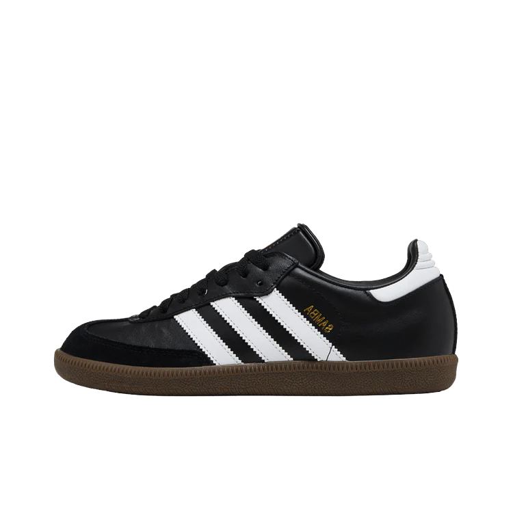 Adidas Samba Leather Black White, Core Black/Cloud White/Core Black (019000)