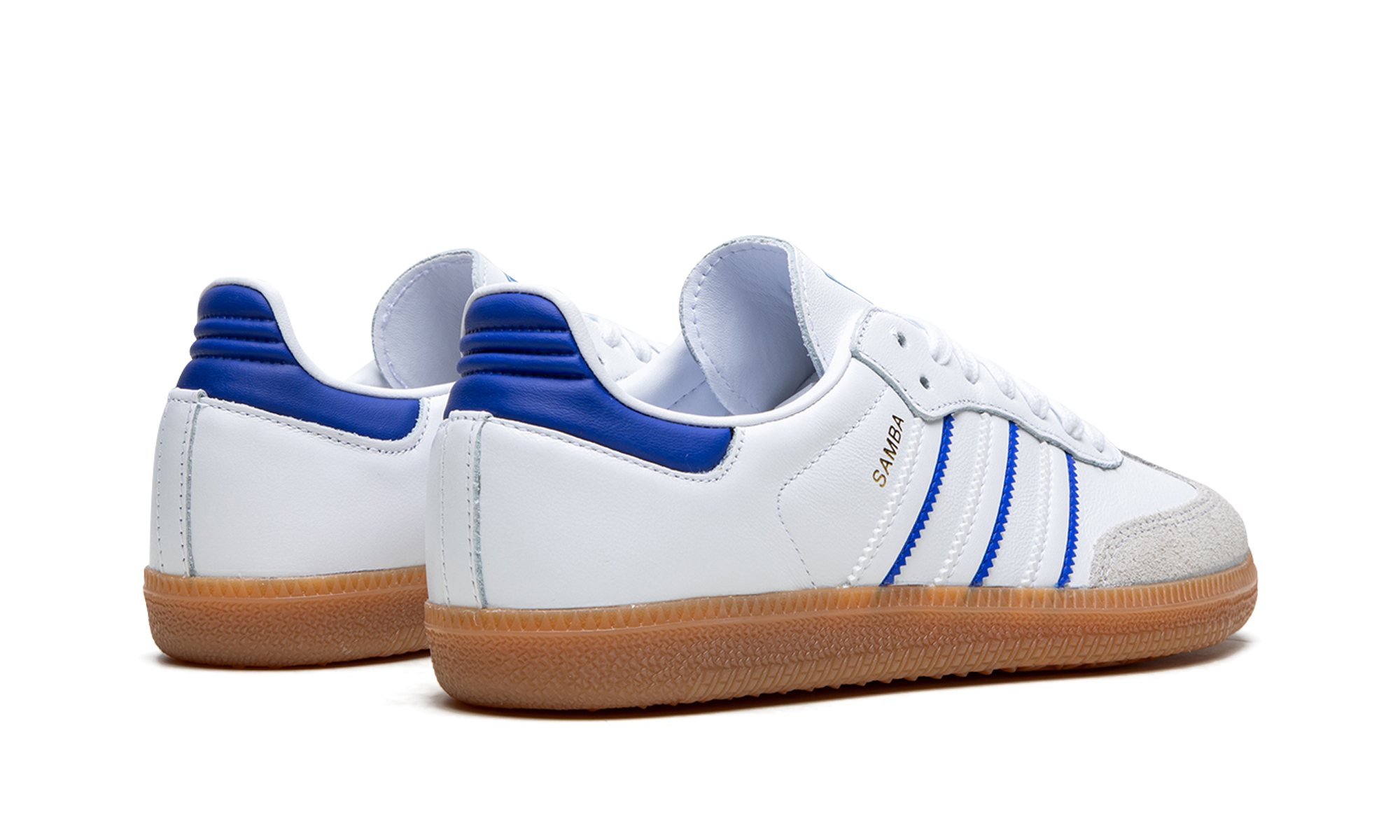 Adidas Samba Leather Cloud White Lucid Blue