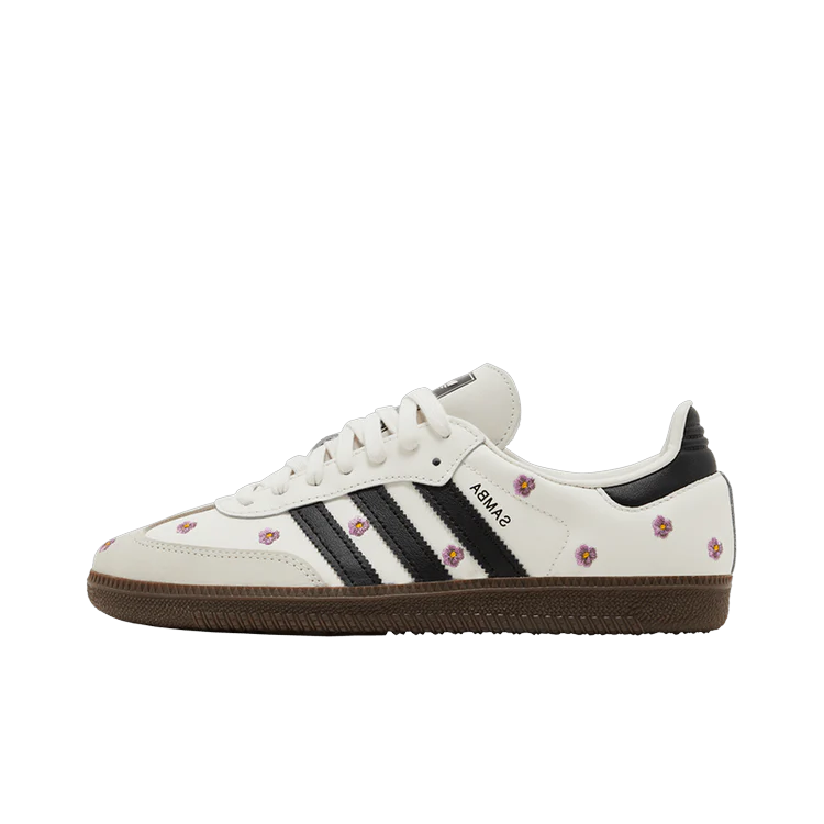 Adidas Samba Light Purple Floral, White/Cloud White/Core Black/Gum (IF4398)