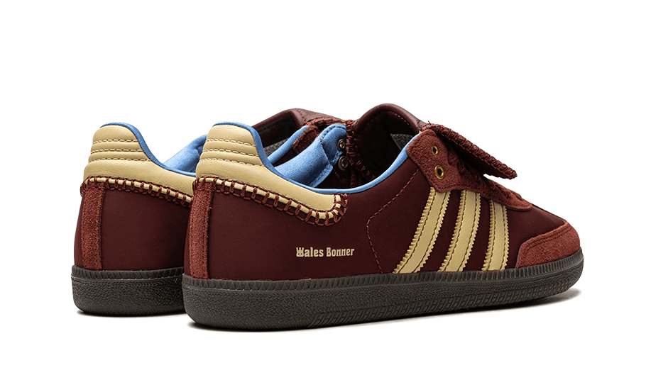 Adidas Samba Nylon Wales Bonner Fox Brown, Fox Brown/Sandy Beige/Lucky Blue (IE0579)