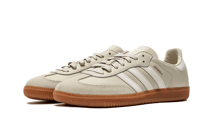 Adidas Samba OG Aluminum Gum, Aluminum/Chalk White/Wonder Beige (IE7013)