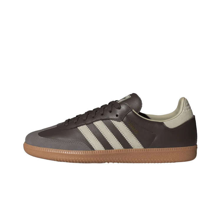 Adidas Samba OG Brown Putty Grey, Brown/Putty Grey/Gold Metallic (ID1481)