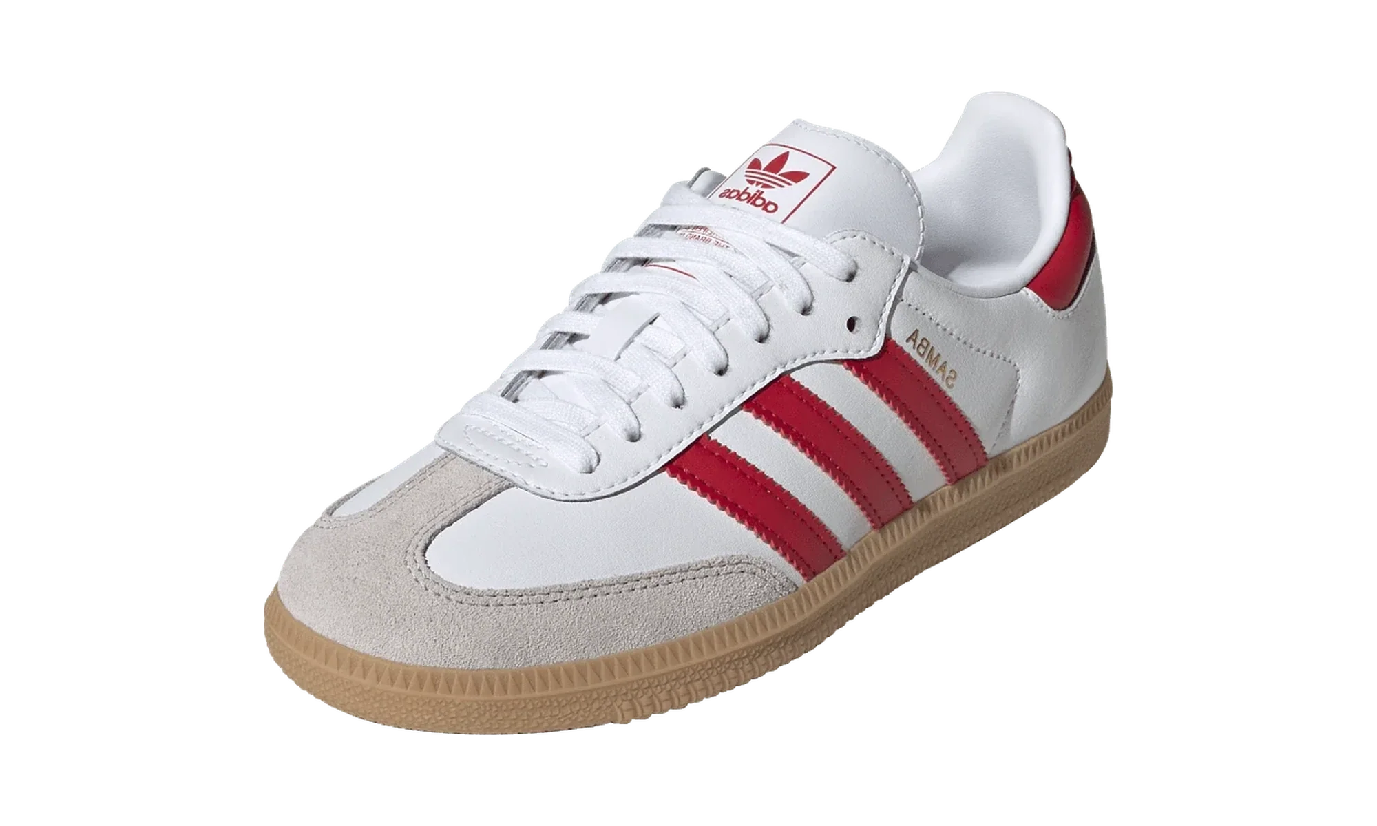Adidas Samba OG Cloud White Better Scarlet Gum