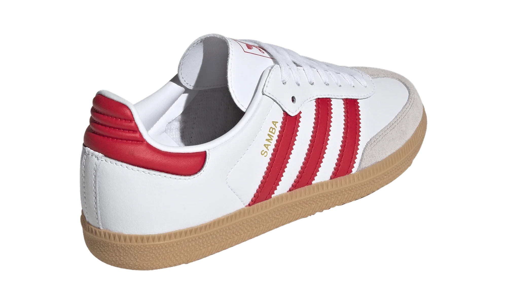 Adidas Samba OG Cloud White Better Scarlet Gum