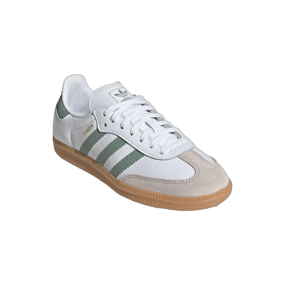 Adidas Samba OG Cloud White Silver Green