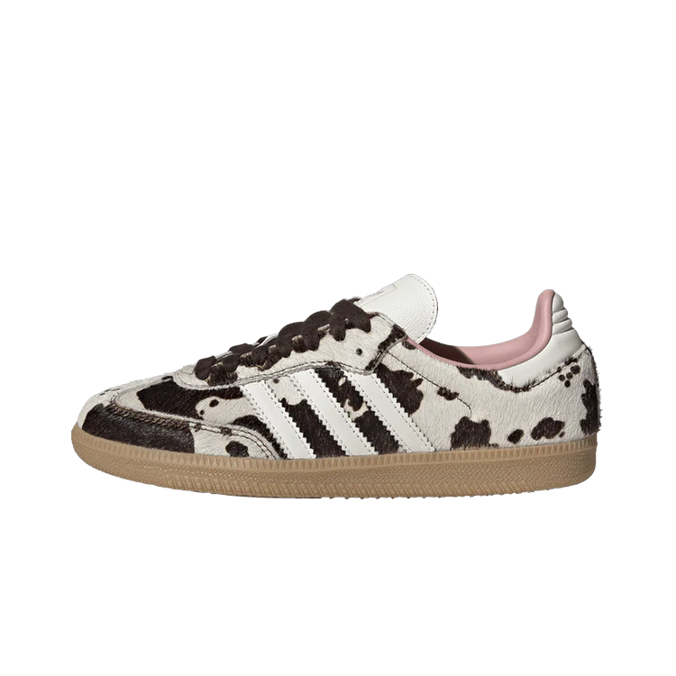 Adidas Samba OG Cow Print, Dark Brown/Off White/Gum 3 (JR1256)