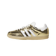 Adidas Samba OG Gold Metallic Cracked Leather