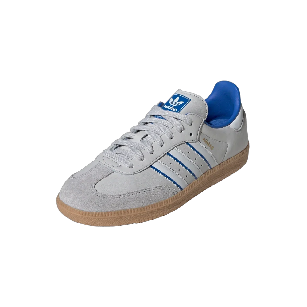 Adidas Samba OG Grey One Blue, Grey One/Crystal White/Blue (ID1478)