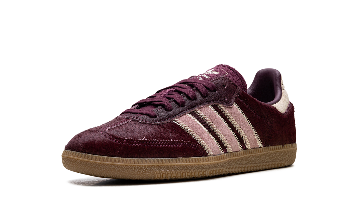 Adidas Samba OG Maroon Sand Strata Pony