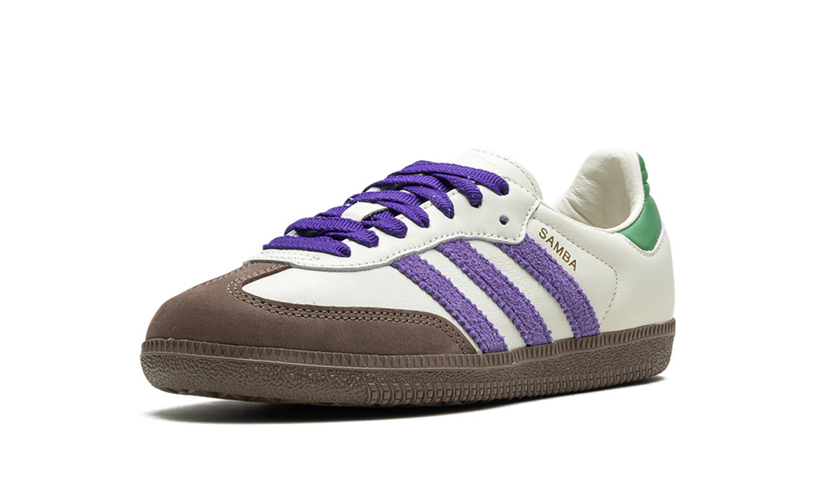 Adidas Samba OG Off White Core Purple Green Brown