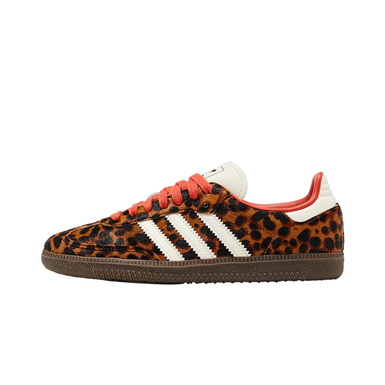 Adidas Samba OG Preloved Red Leopard, Core Black/Preloved Red/Cream White (JI2734)