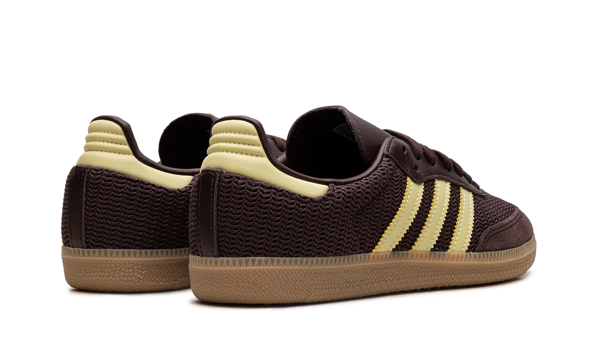 Adidas Samba OG Shadow Brown Powder Yellow