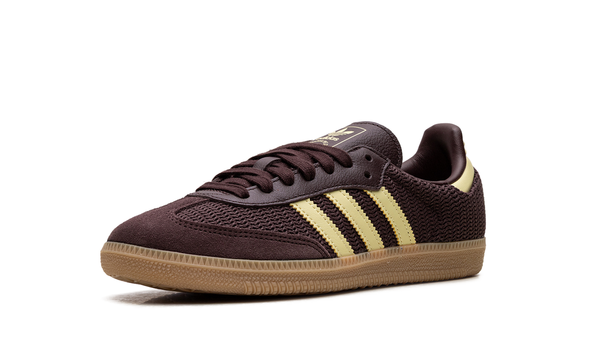 Adidas Samba OG Shadow Brown Powder Yellow