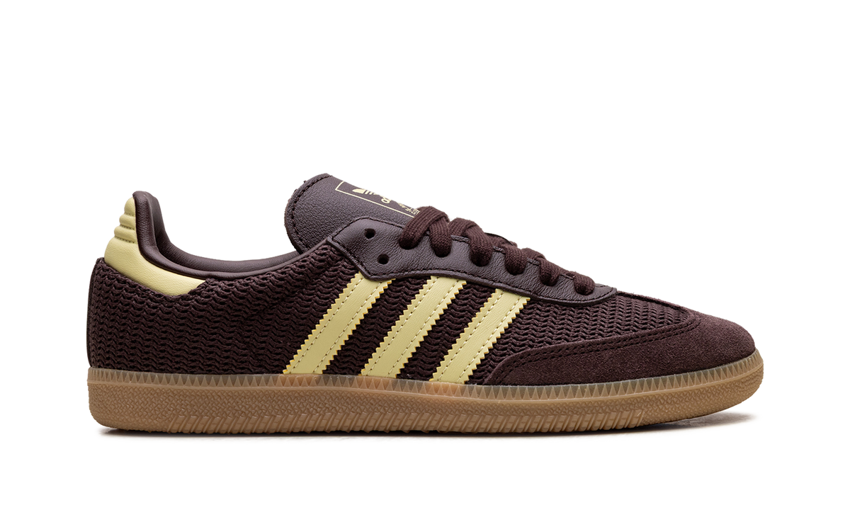 Adidas Samba OG Shadow Brown Powder Yellow