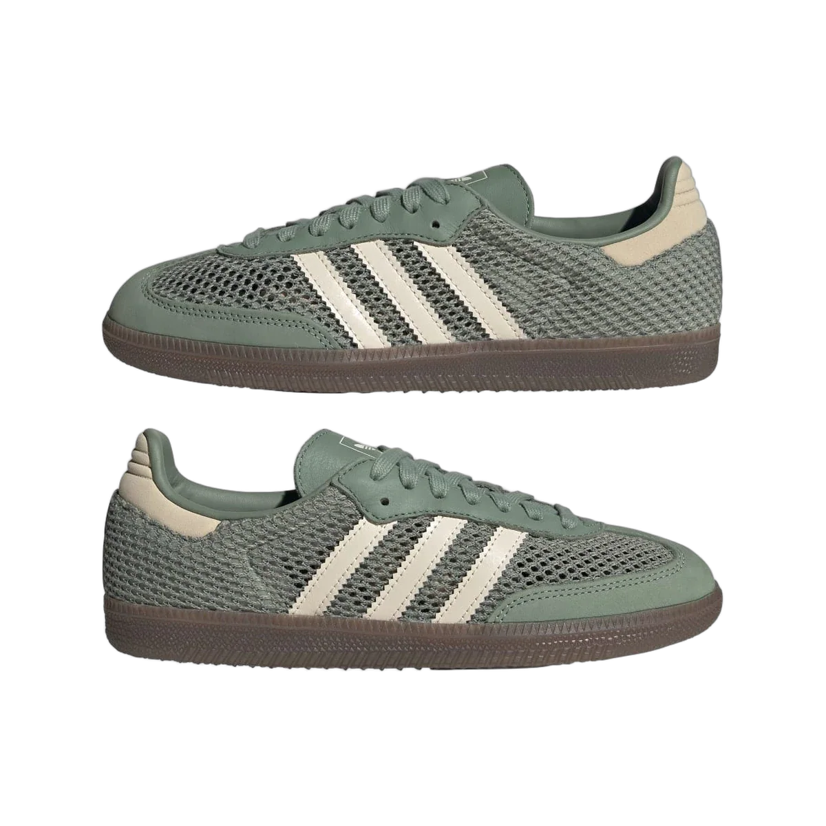 Adidas Samba OG Silver Green Wonder White Gold