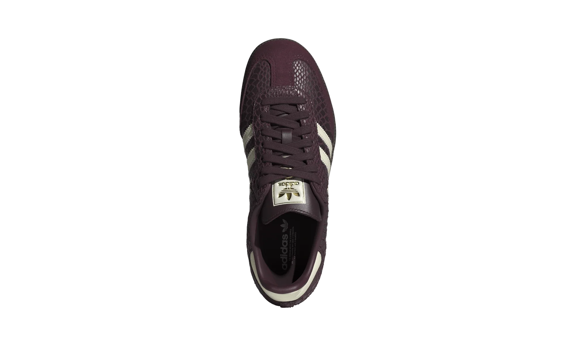 Adidas Samba OG Snakeskin Maroon Cream White