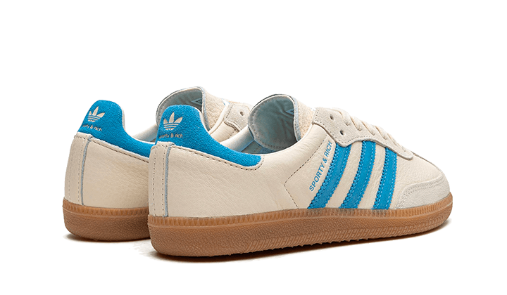 Adidas Samba OG Sporty & Rich Cream Blue, Cream White/Blue Rush/Gum (IE7096)