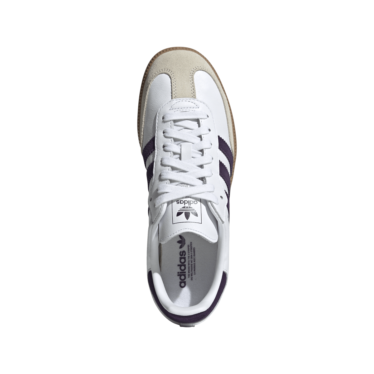 Adidas Samba OG White Alumina Aurora Plum