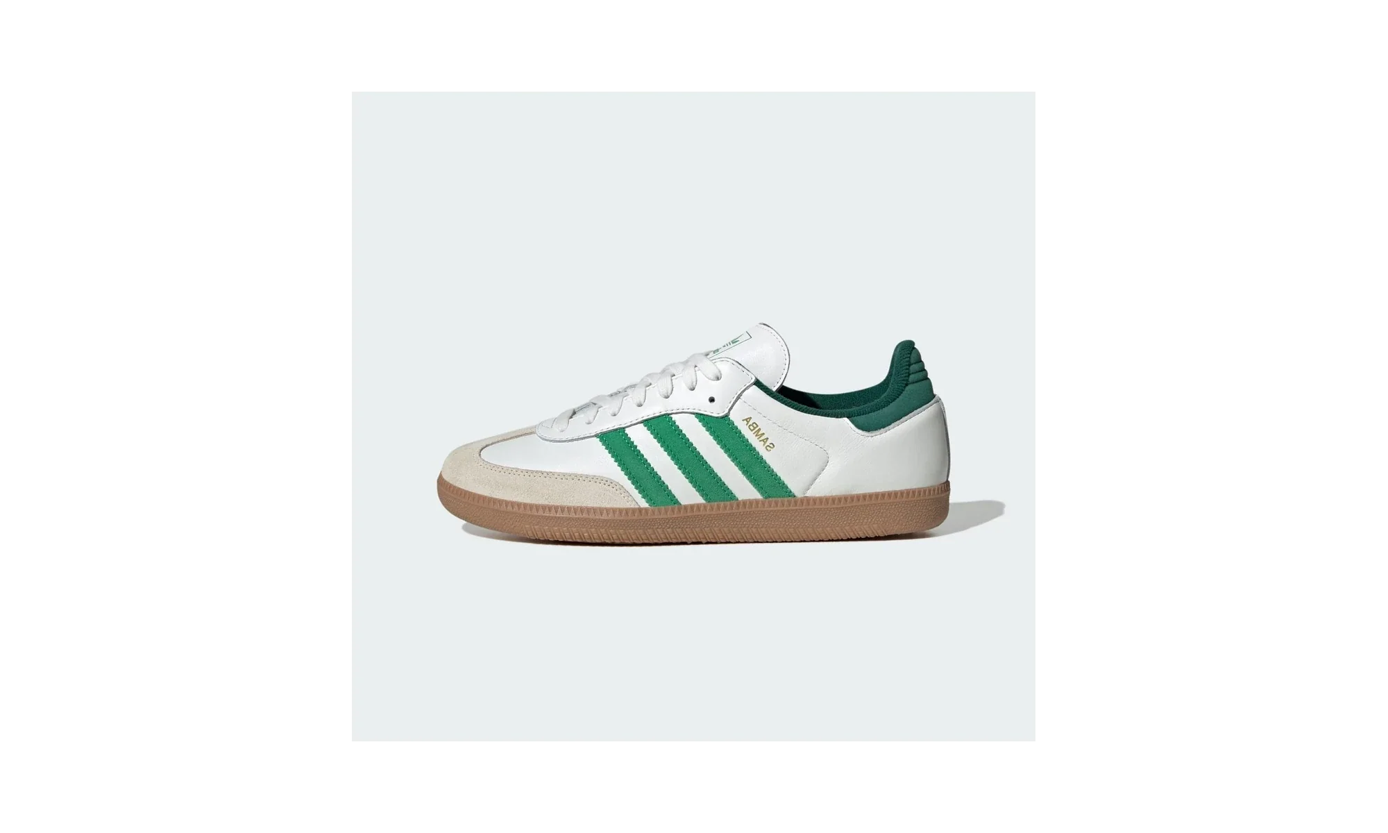 Adidas Samba OG White Green Collegiate Green