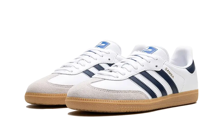 Adidas Samba OG White Night Indigo Gum, Cloud White/Night Indigo/Gum (IF3814)